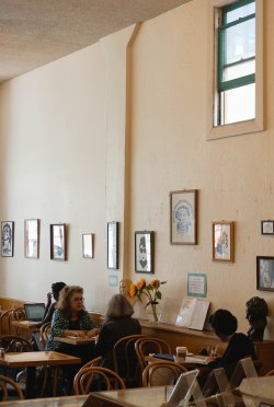 People watching and wall staring to my heart's content. | Photo by Courtney Cheng