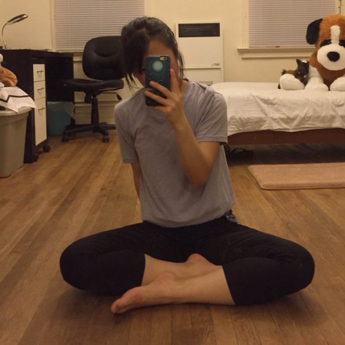 Post gym selfies and back to that Berkeley grind.